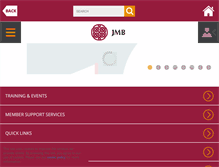 Tablet Screenshot of jmb.ie